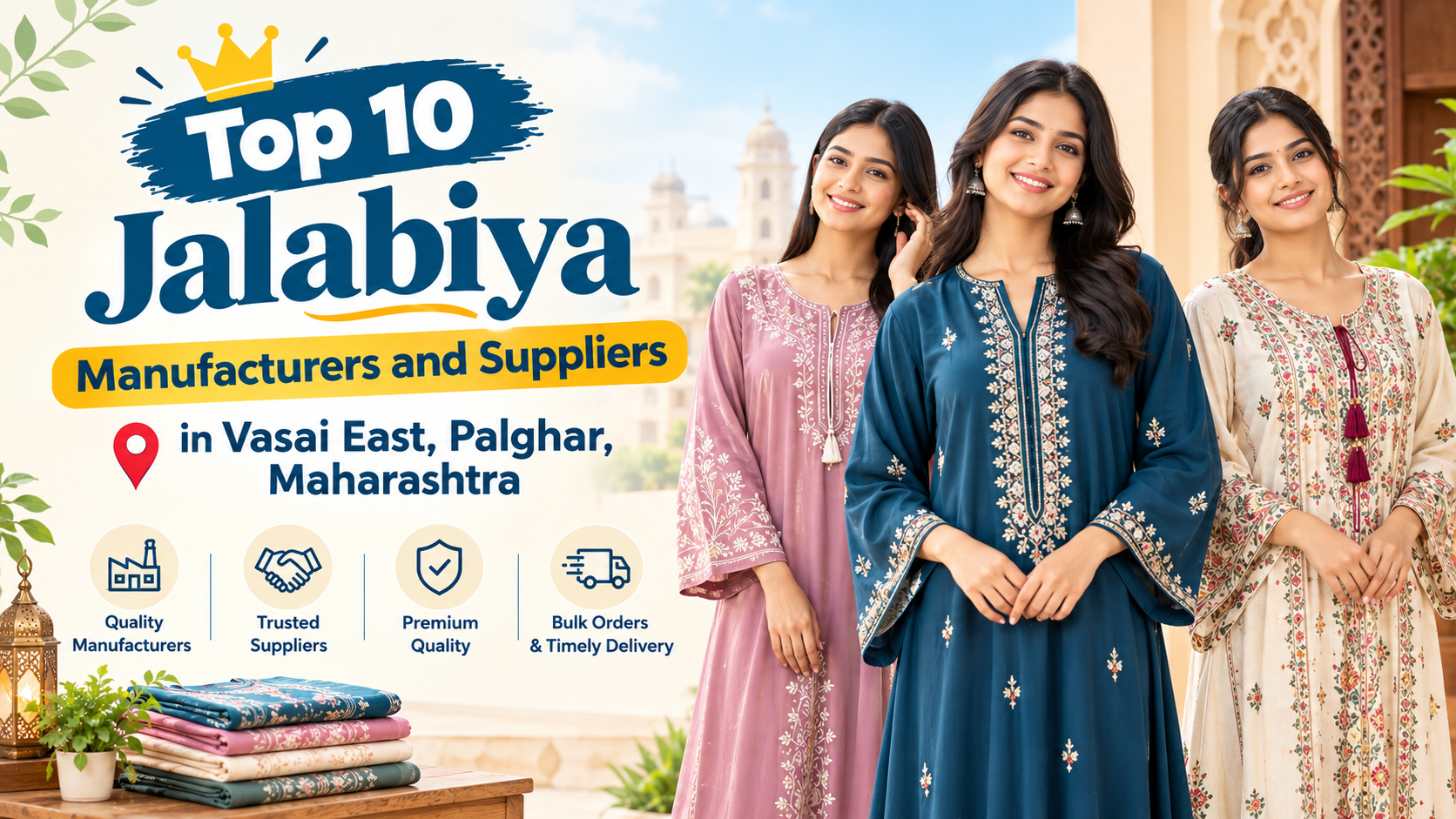 Top 10 Jalabiya Manufacturers and Suppliers in Vasai East, Palghar, Maharashtra